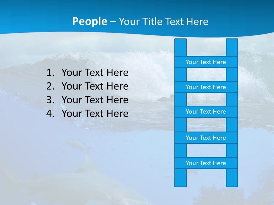 Sport Predator Surfing PowerPoint Template