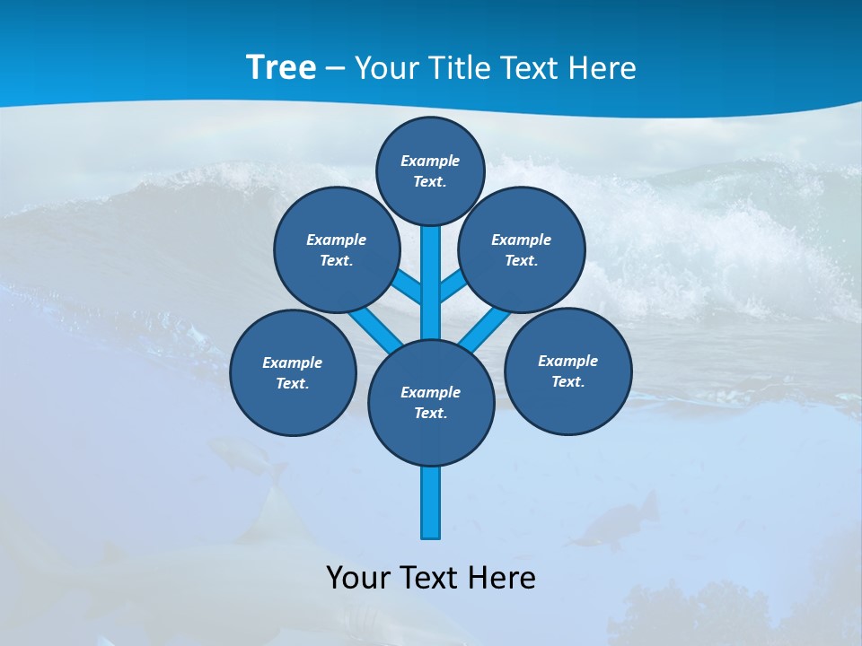 Sport Predator Surfing PowerPoint Template