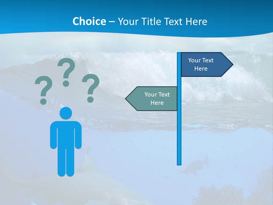 Sport Predator Surfing PowerPoint Template