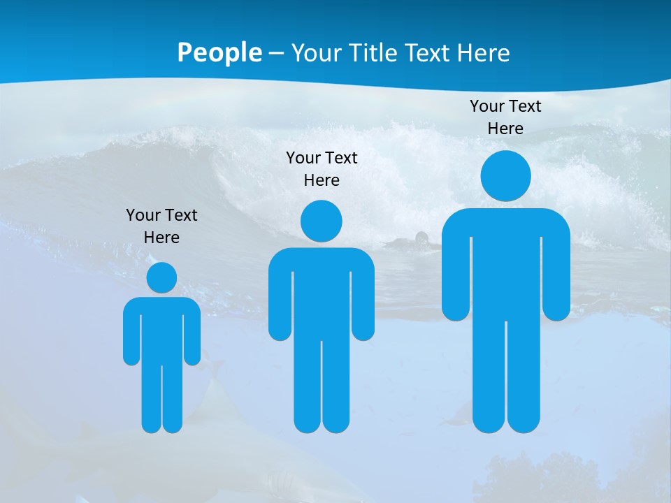 Sport Predator Surfing PowerPoint Template