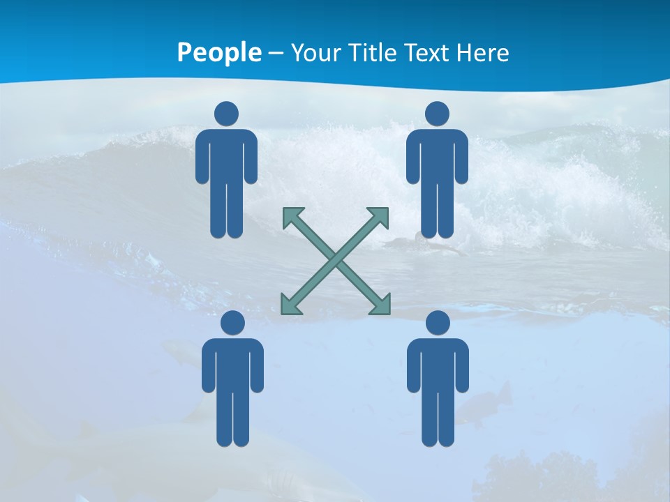 Sport Predator Surfing PowerPoint Template