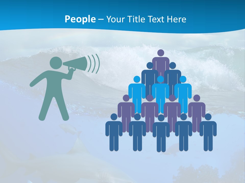 Sport Predator Surfing PowerPoint Template