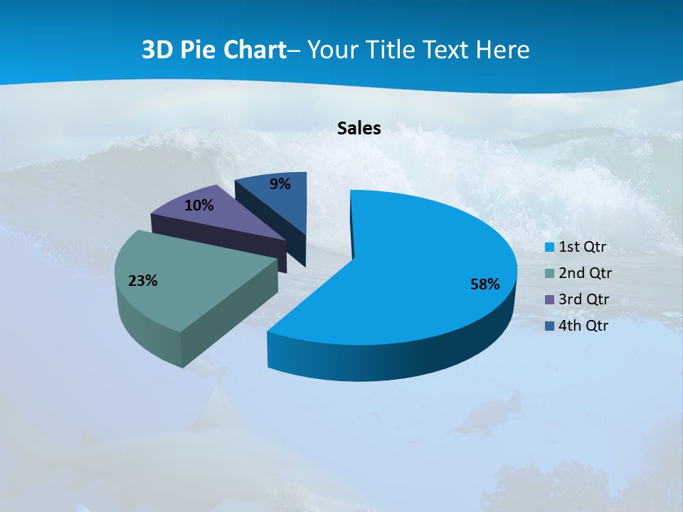 Sport Predator Surfing PowerPoint Template