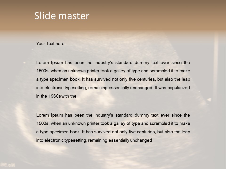 Fetus Ultra Smile PowerPoint Template