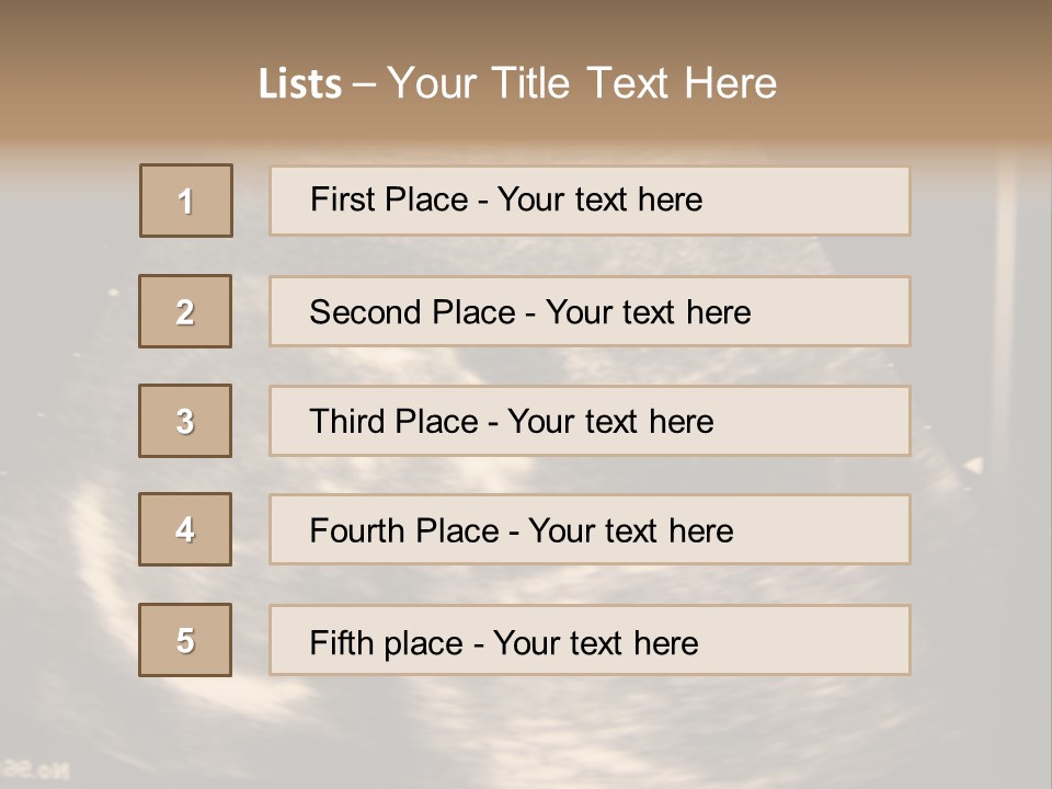 Fetus Ultra Smile PowerPoint Template