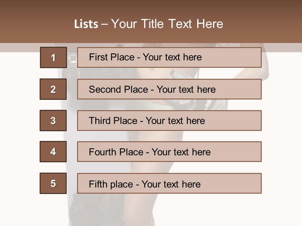 Hat Fashion Happiness PowerPoint Template