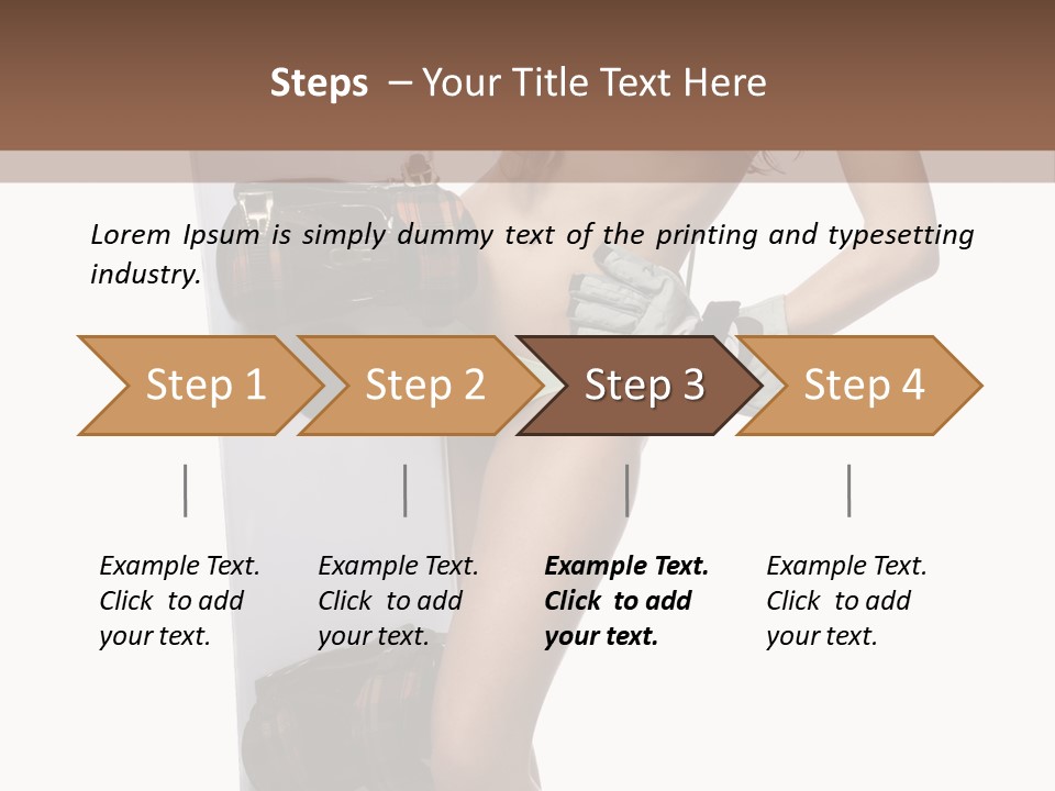 Hat Fashion Happiness PowerPoint Template