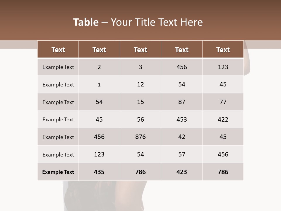 Hat Fashion Happiness PowerPoint Template