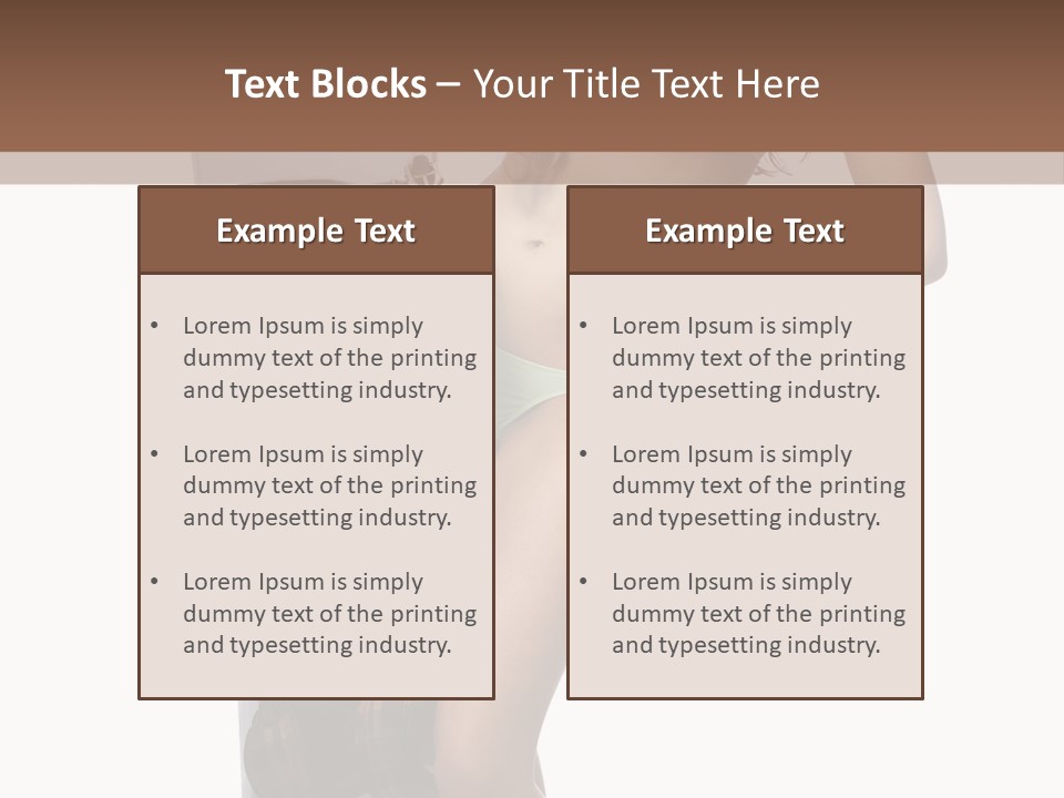 Hat Fashion Happiness PowerPoint Template