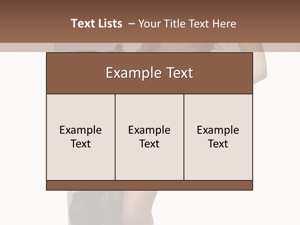 Hat Fashion Happiness PowerPoint Template