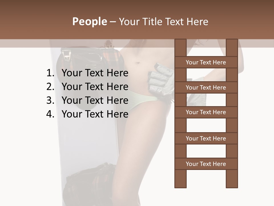 Hat Fashion Happiness PowerPoint Template