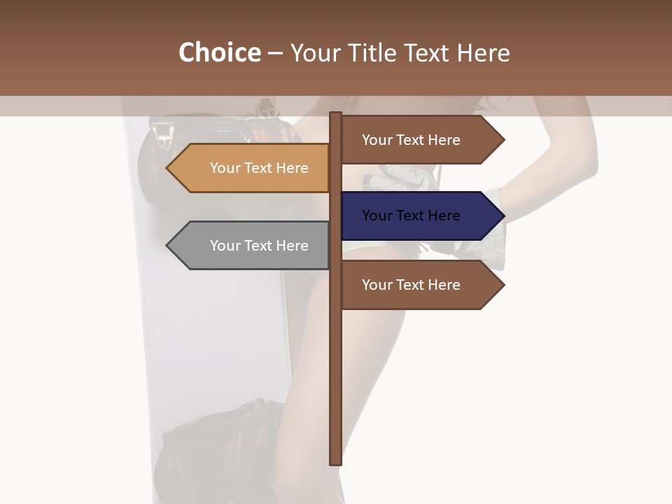 Hat Fashion Happiness PowerPoint Template