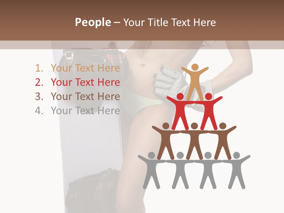 Hat Fashion Happiness PowerPoint Template