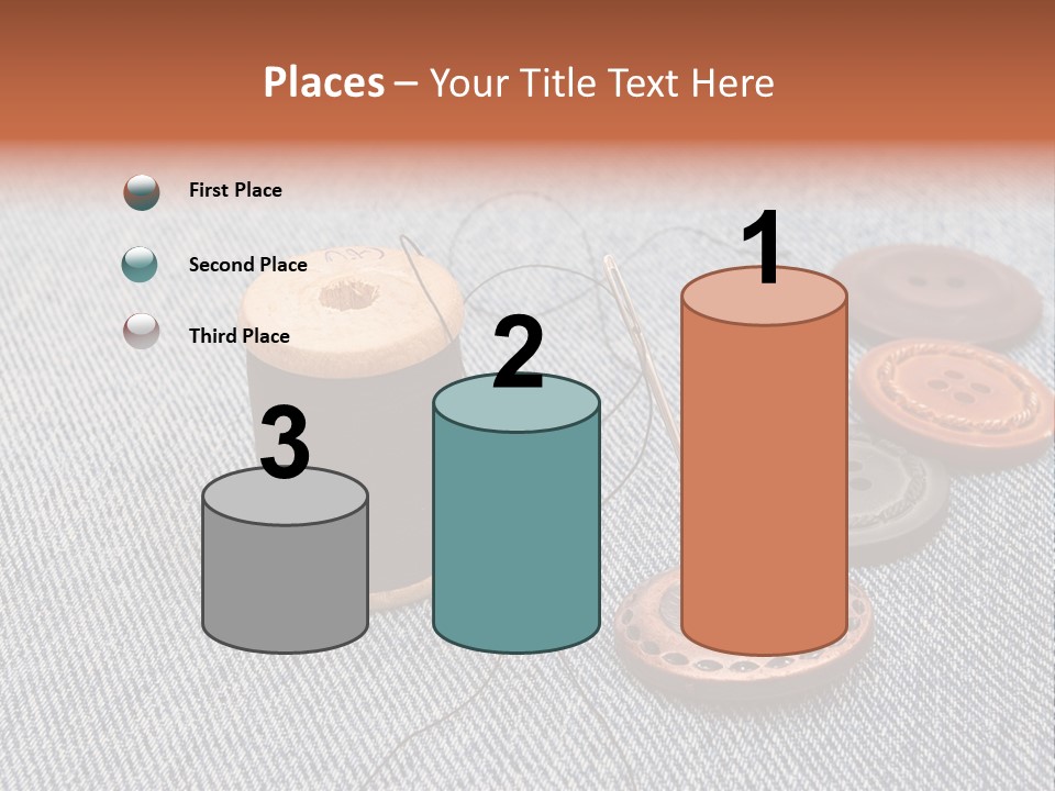 Jeans Contemporary Canvas PowerPoint Template