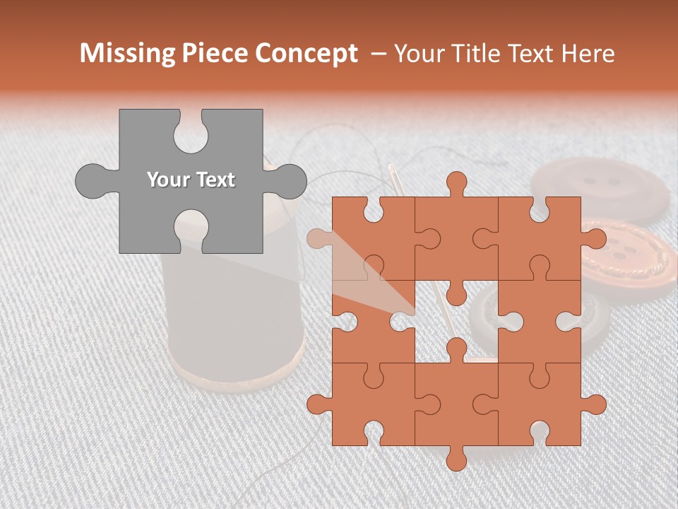 Jeans Contemporary Canvas PowerPoint Template