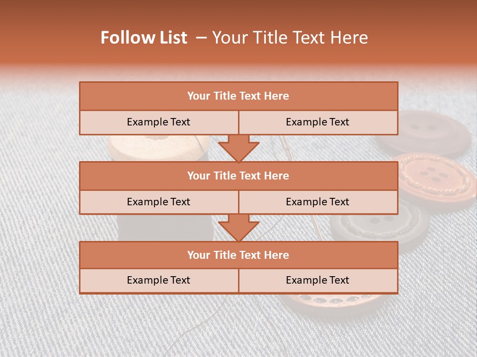 Jeans Contemporary Canvas PowerPoint Template