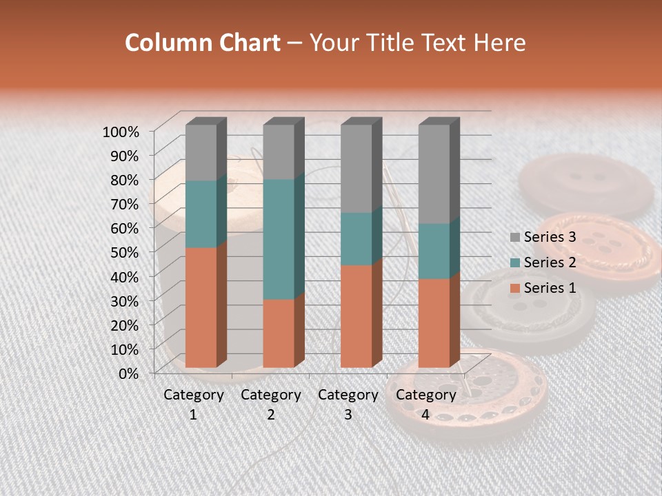 Jeans Contemporary Canvas PowerPoint Template