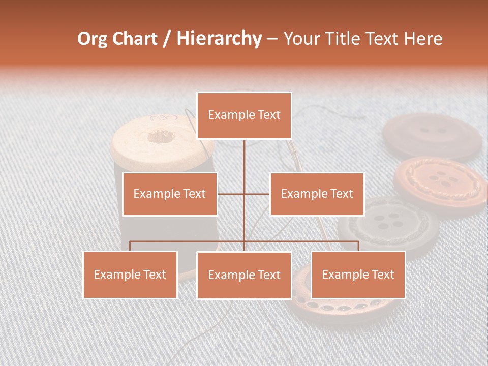 Jeans Contemporary Canvas PowerPoint Template