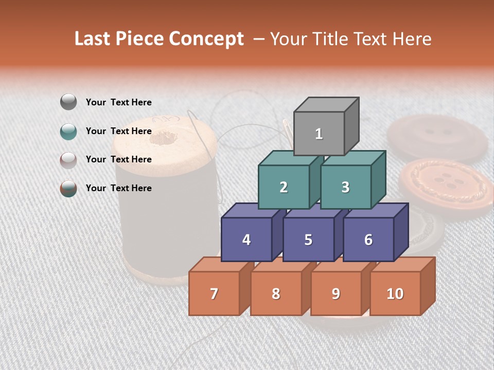 Jeans Contemporary Canvas PowerPoint Template