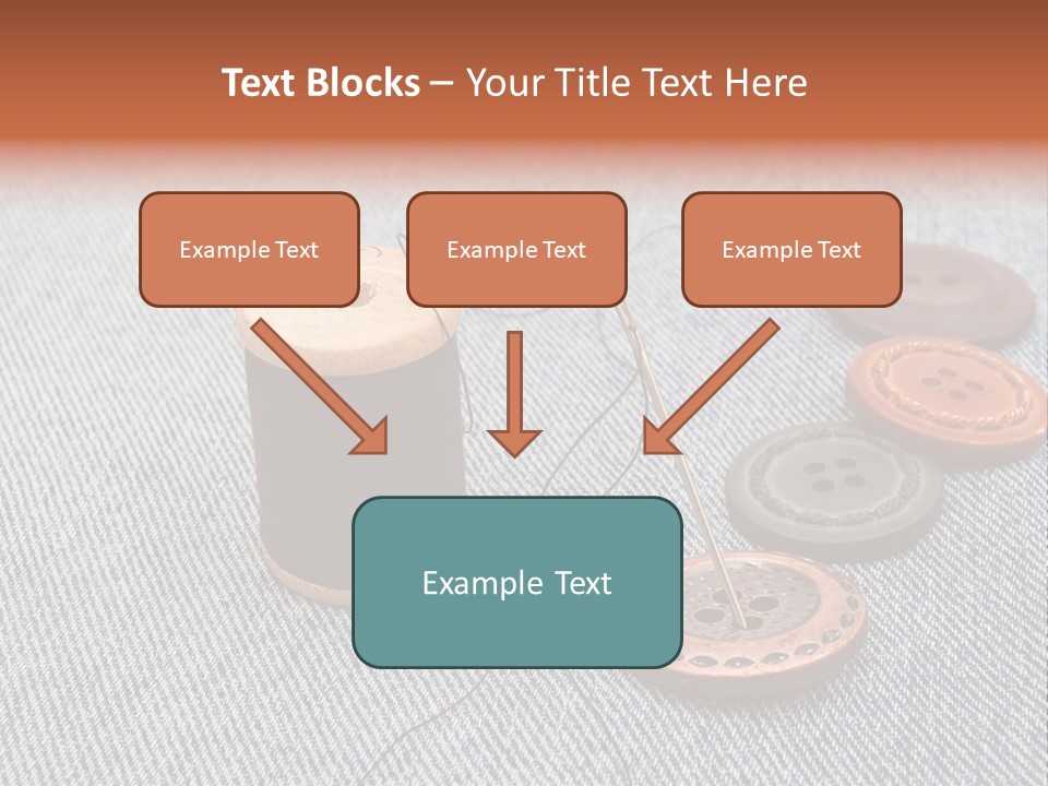 Jeans Contemporary Canvas PowerPoint Template