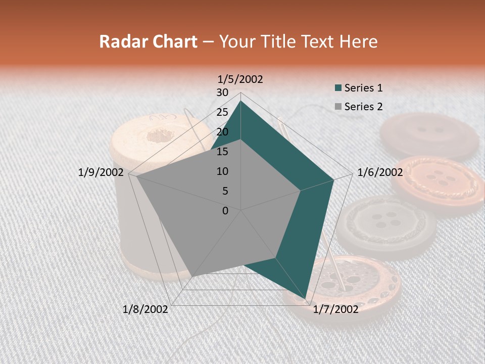 Jeans Contemporary Canvas PowerPoint Template