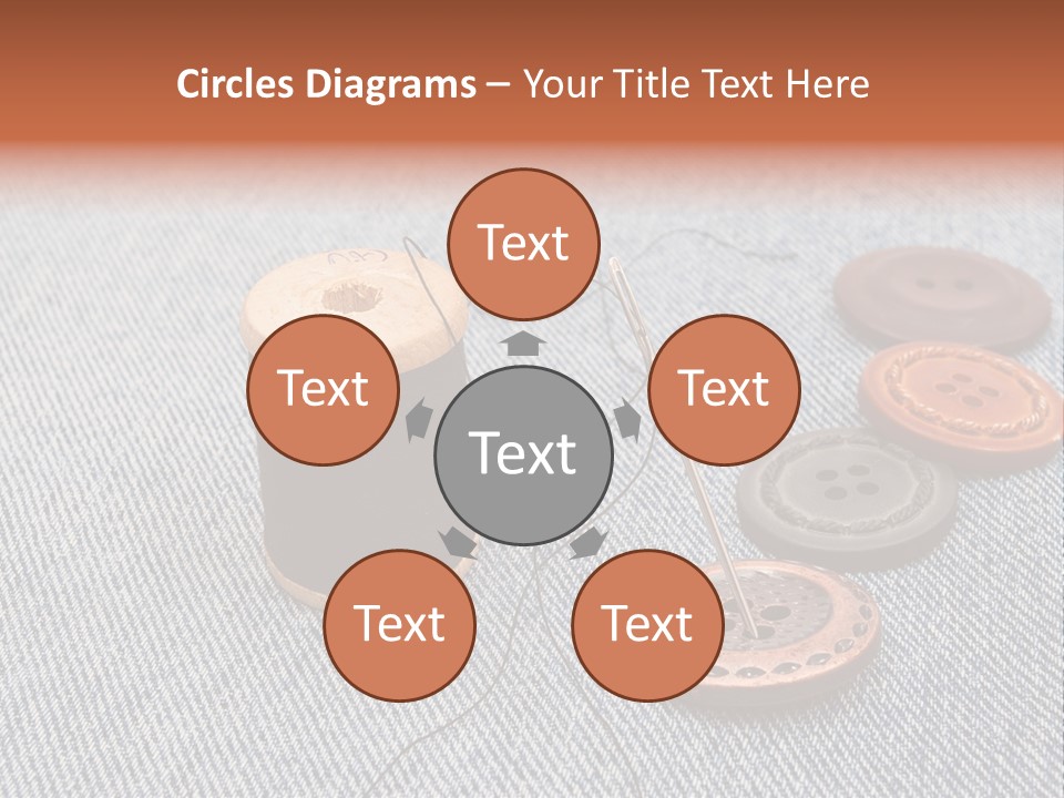 Jeans Contemporary Canvas PowerPoint Template