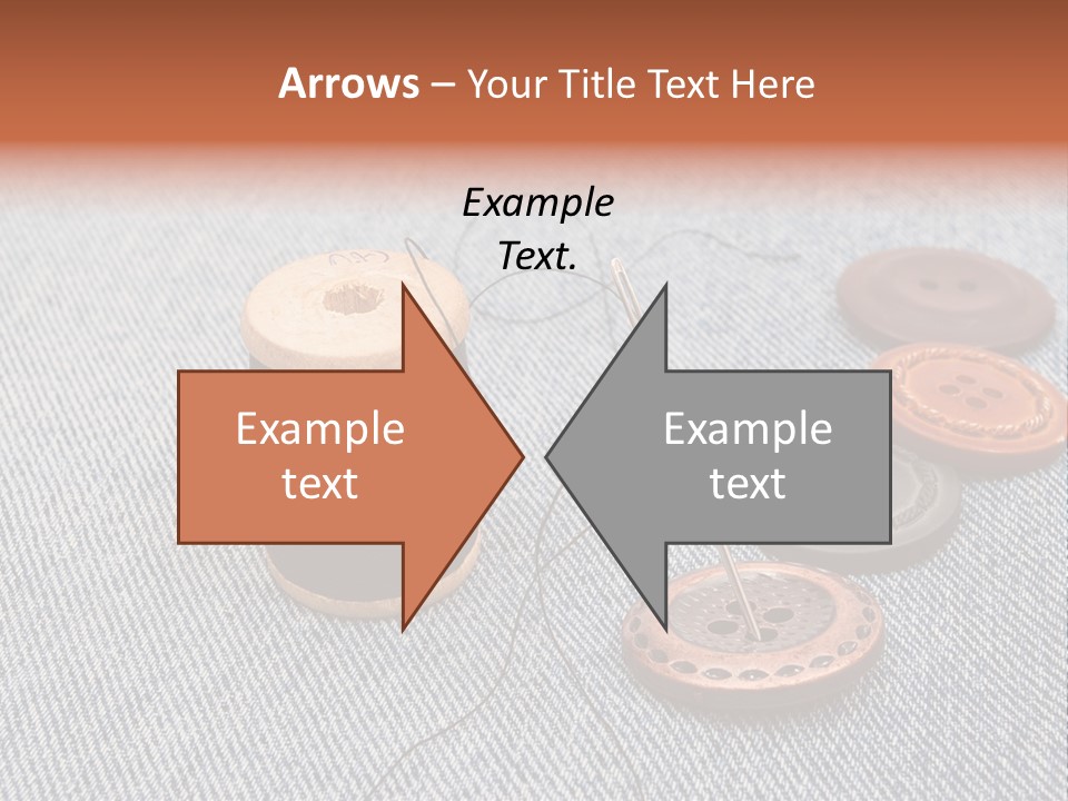 Jeans Contemporary Canvas PowerPoint Template