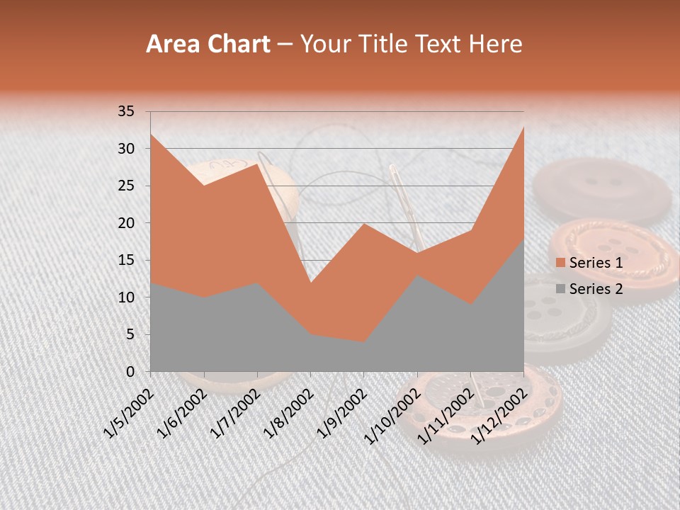 Jeans Contemporary Canvas PowerPoint Template