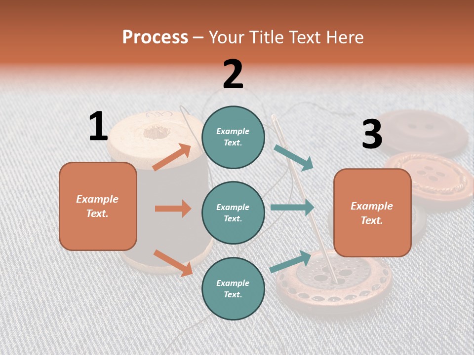 Jeans Contemporary Canvas PowerPoint Template