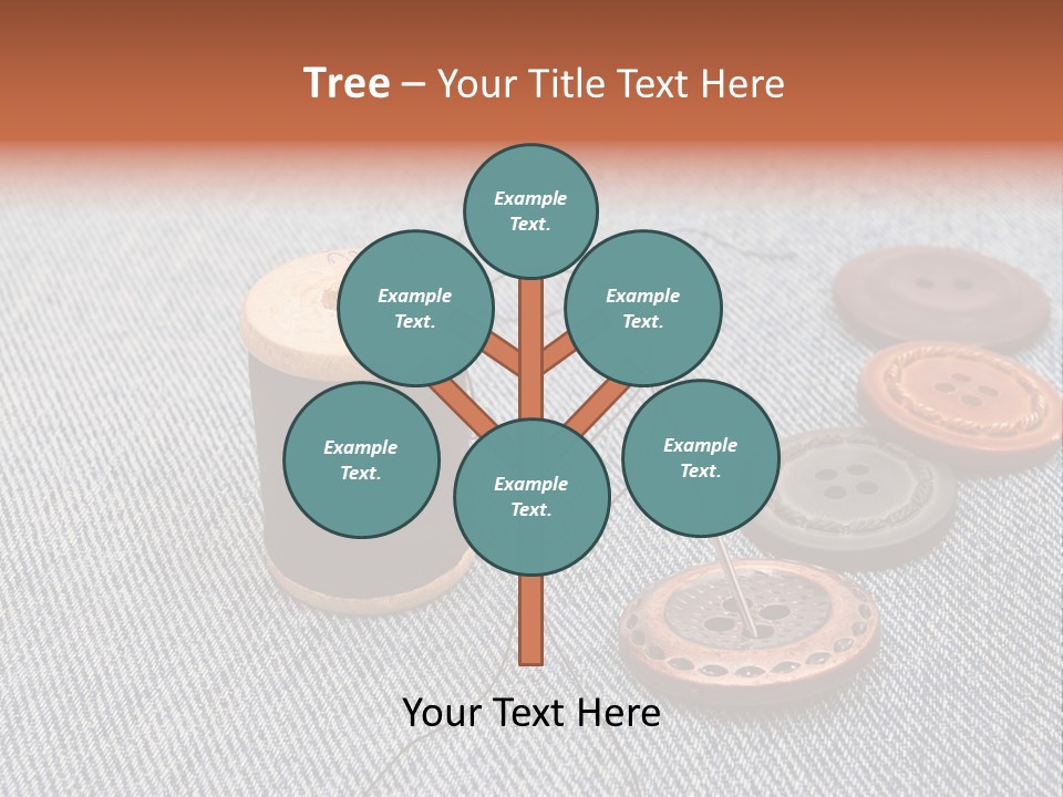 Jeans Contemporary Canvas PowerPoint Template