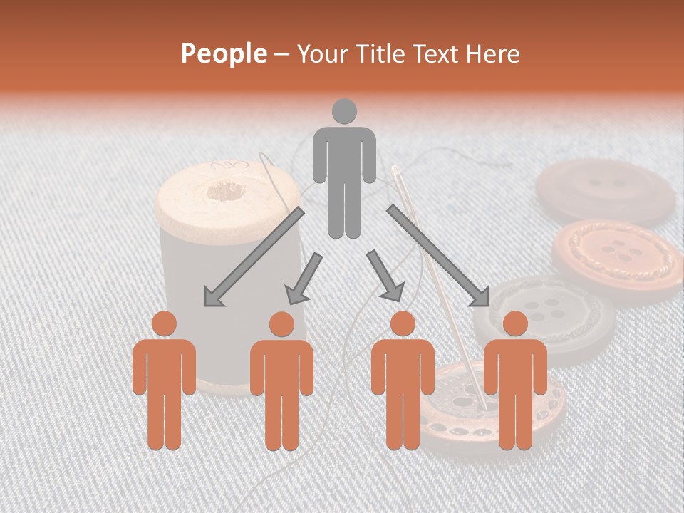 Jeans Contemporary Canvas PowerPoint Template