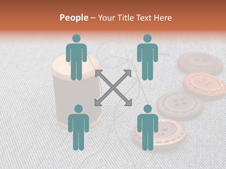 Jeans Contemporary Canvas PowerPoint Template