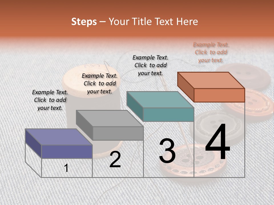 Jeans Contemporary Canvas PowerPoint Template