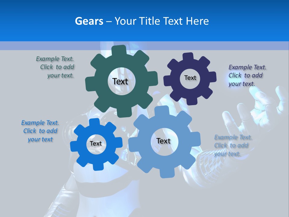 Steel Mechanical Face PowerPoint Template