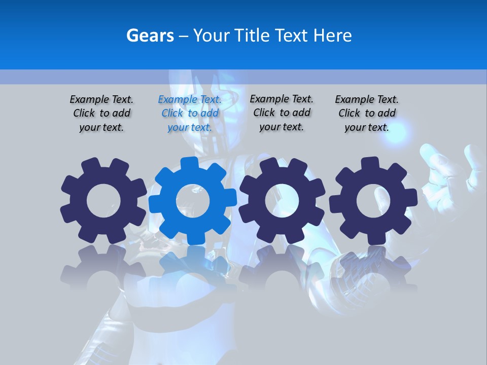 Steel Mechanical Face PowerPoint Template