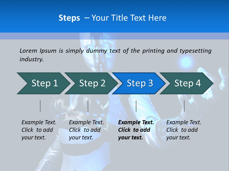 Steel Mechanical Face PowerPoint Template