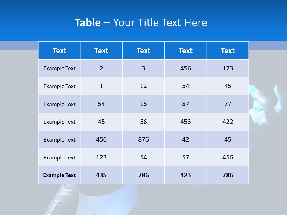 Steel Mechanical Face PowerPoint Template