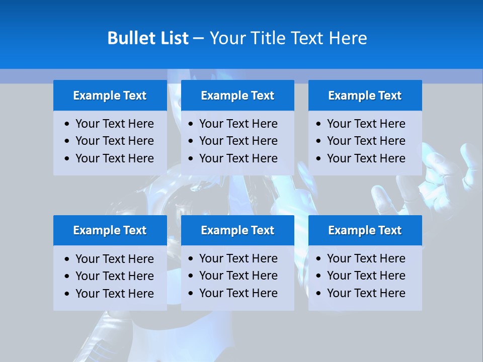 Steel Mechanical Face PowerPoint Template
