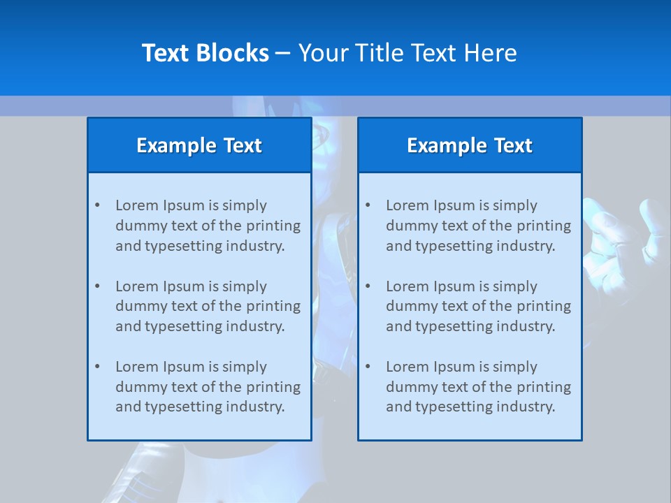 Steel Mechanical Face PowerPoint Template