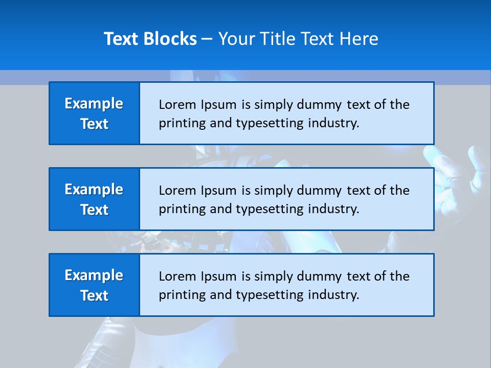 Steel Mechanical Face PowerPoint Template