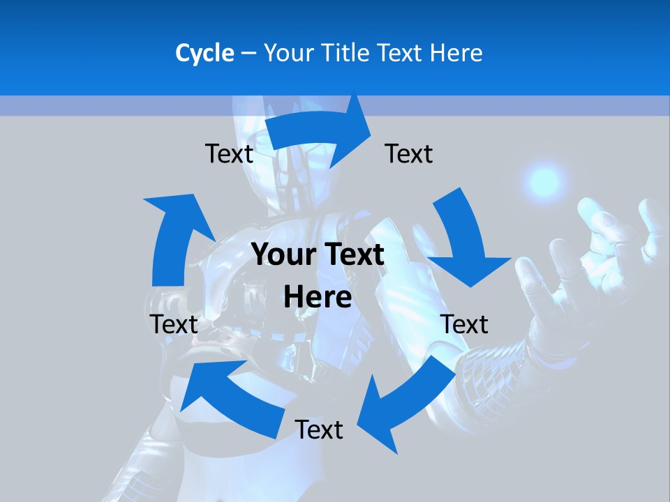 Steel Mechanical Face PowerPoint Template