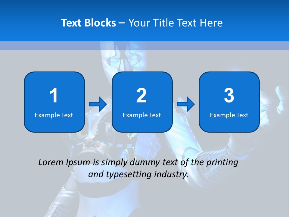 Steel Mechanical Face PowerPoint Template