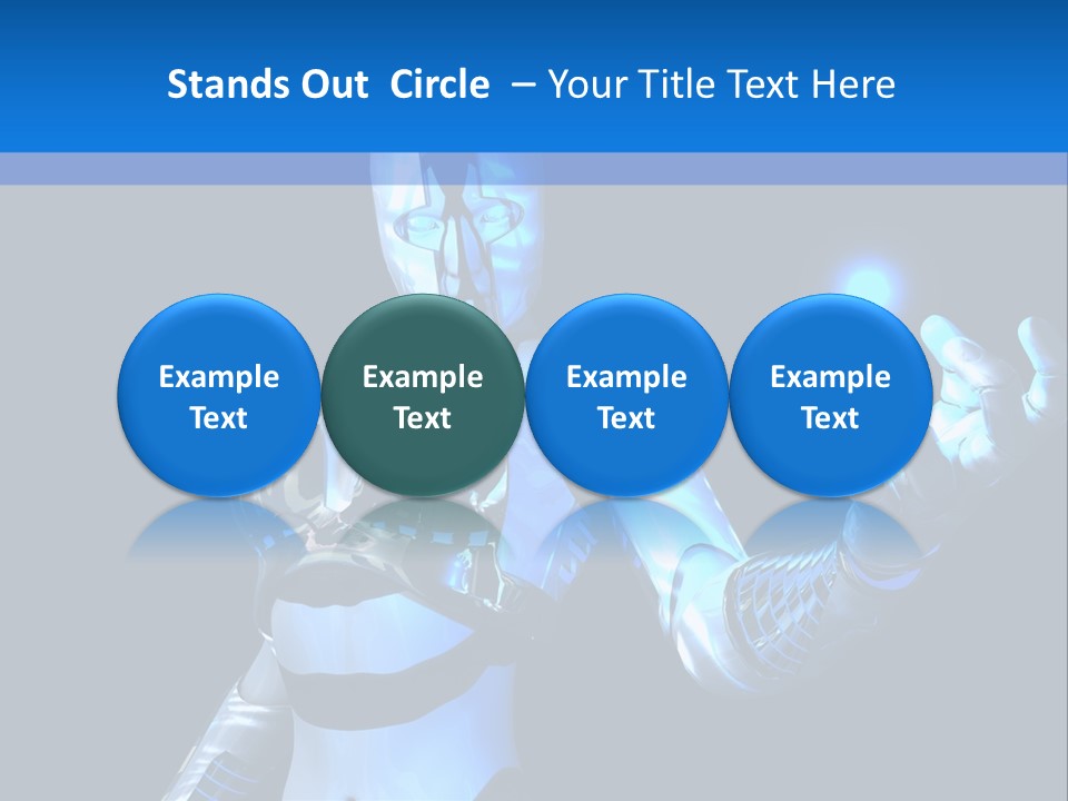 Steel Mechanical Face PowerPoint Template