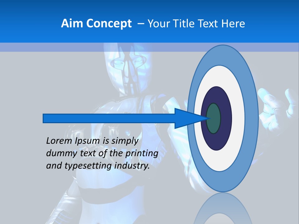 Steel Mechanical Face PowerPoint Template