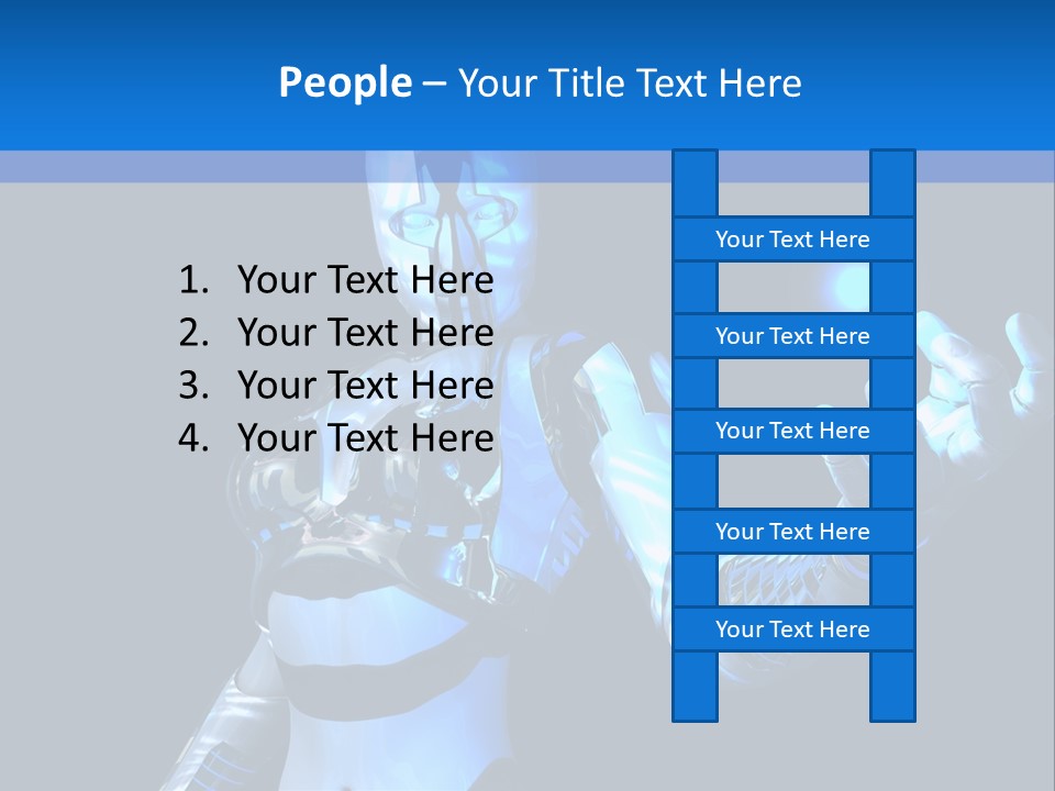 Steel Mechanical Face PowerPoint Template