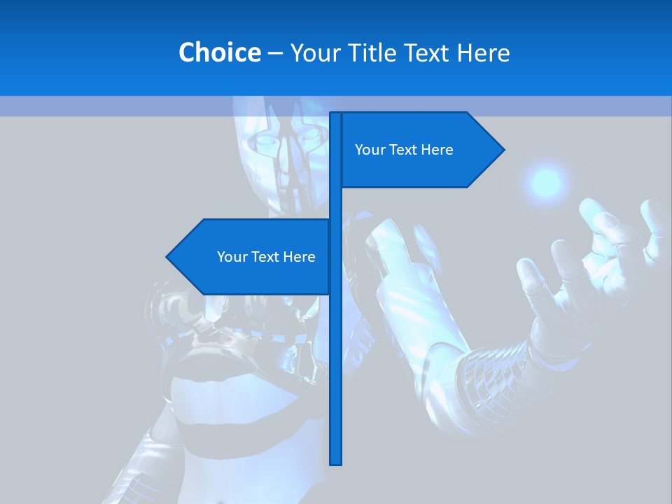 Steel Mechanical Face PowerPoint Template