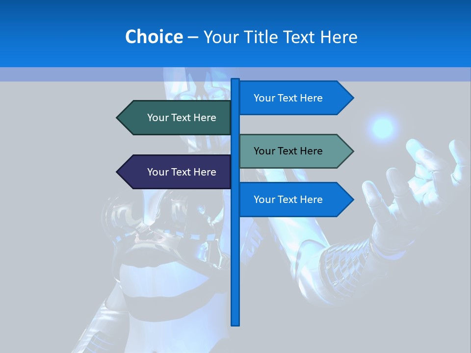 Steel Mechanical Face PowerPoint Template