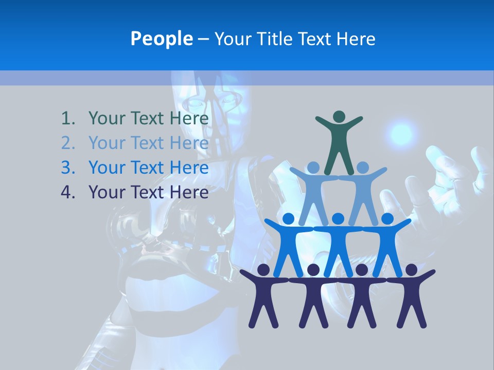 Steel Mechanical Face PowerPoint Template