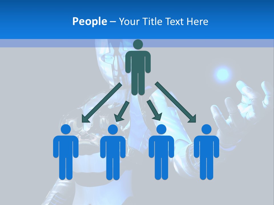 Steel Mechanical Face PowerPoint Template
