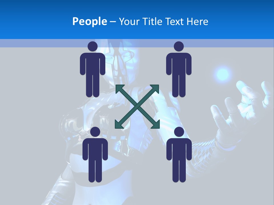 Steel Mechanical Face PowerPoint Template